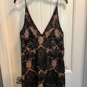 Free People Night Shimmers Mini Dress